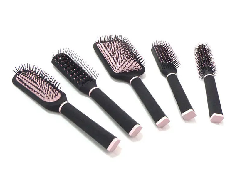 旋转吹风机头皮按摩发刷套装